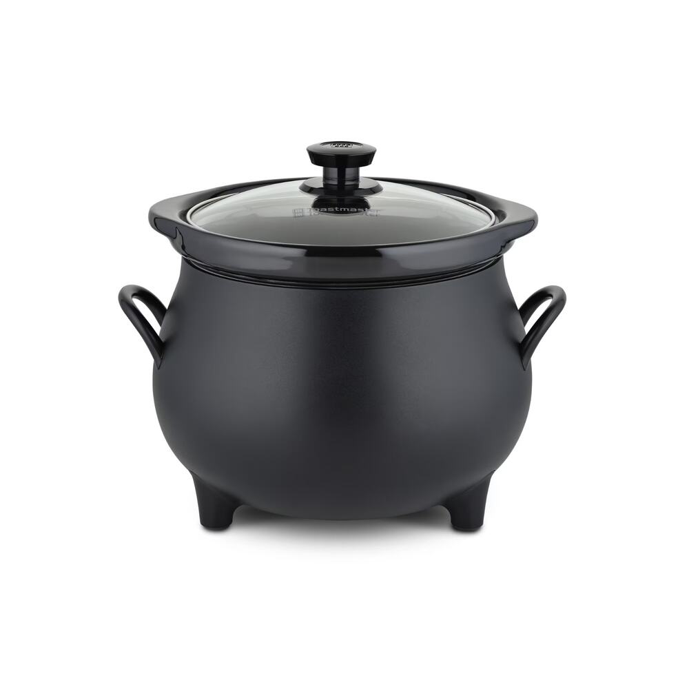 🎃 Toastmaster 4 QT Black Cauldron Slow Cooker Halloween Crock Pot NEW 👻